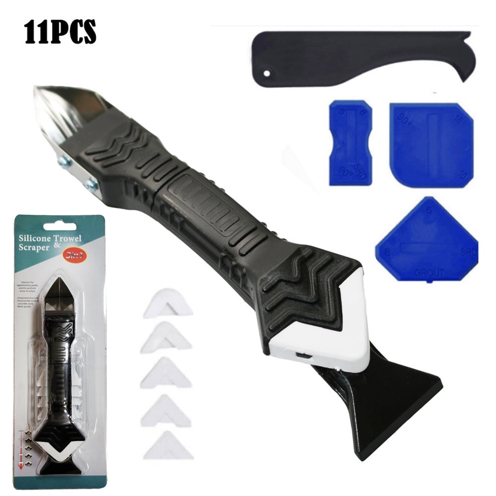 Tianlu 11 Pcs Silicone Sealant Kit, 3 in 1 Silicone Sealant Remover