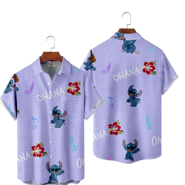 Disney Stitch Hawaiian Shirt, Disney Stitch Shirt For Men, Disney ...