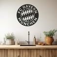 thumbnail image 4 of LaModaHome Exclusive Fc Bayern Munchen Logo Metal Wall Art Decor – Durable & Artistic Metal Wall Art for Home and Office Decor, Perfect for Any Interior Design Aesthetic, 4 of 5