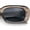 Slate - Black, variant on Womens Luxe Mod Fashion Rectangle Beveled Thick Plastic Sunglasses All Black