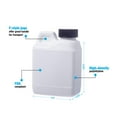 thumbnail image 4 of Consolidated Plastics Rectangular F-Style Bottle with Cap, HDPE, White, 4oz., 12 Piece, 4 of 4