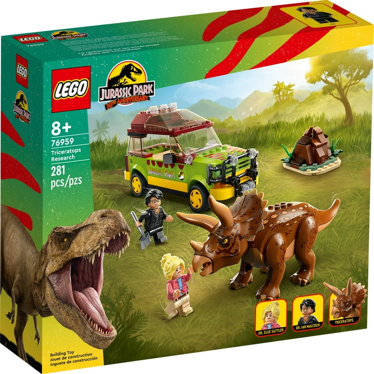 Lego jurassic world car sale