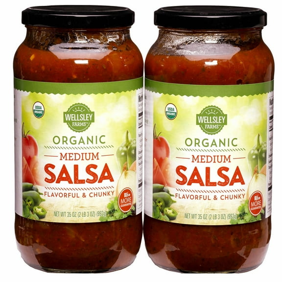 Wellsley Farms Organic Salsa, 2 pk./35 oz.