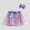 Purple, variant on HOMADLES Girls Princess Skirts Tulle Skirt Casual Print Princess Party Skirt for Girls High Waist A Line Pleated Mini Mesh Skorts Blue 5 T