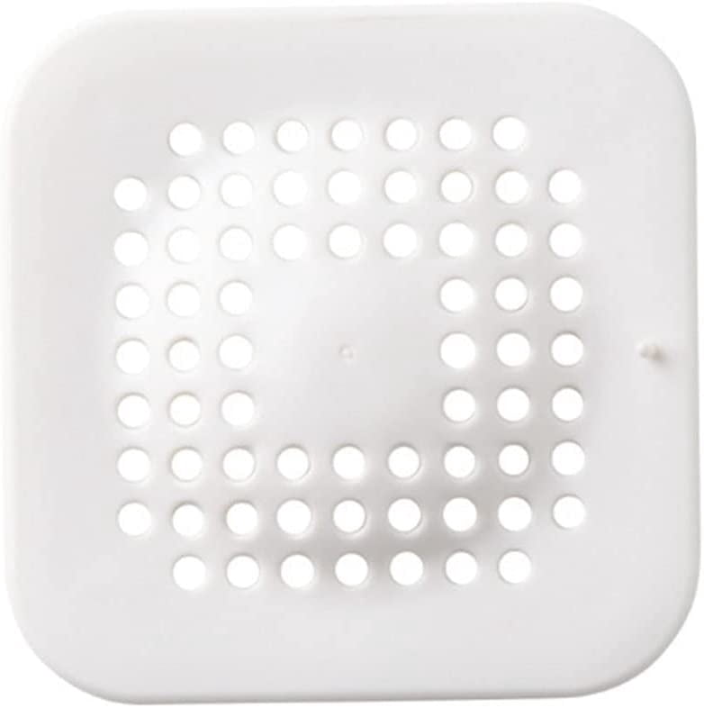 Shower Hair Drain Cover Durable Silicone Hair Stopper with Suction Cup