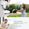 thumbnail image 1 of Hiseeu 2K 360° Pan/Tilt/Zoom Digital Cámara de Seguridad WiFi Exterior, 1 of 2
