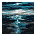 thumbnail image 3 of Unique Loom Metro Collection Area Rug - Moonlight (7' 10" Square Navy Blue/Ivory), 3 of 7