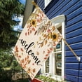 thumbnail image 3 of Welcome Fall Maple Leaves Garden Flag Blurap Vertical Double Sided 28x40inch Autumn Sunflowers Small Garden Flag for Outside Fall Thanksgiving Farmhouse Seasonal Holiday Yard Décor, 3 of 6