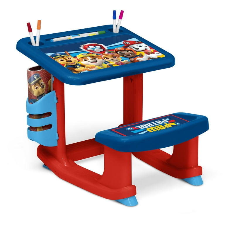 PAW Patrol Draw and Play Desk by Delta Children Includes 10