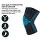 thumbnail image 4 of Rodillera de compresión, venda de soporte de nailon transpirable, súper elástica y cómoda, mayor estabilidad muscular, para tenis, golf, gimnasio, deportes y fitness - Hombres y mujeres M oso de fresa vestir, 4 of 6