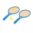 thumbnail image 1 of Par De 3 Raquetas De Tenis Con 2 Pelotas Para Actividades Deportivas En Interiores Y De Playa, Color Azul, 1 of 8