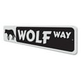 thumbnail image 4 of Wolf Way Novelty Decor, Metal Wall Sign - 4x18 Inches, 4 of 4