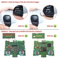 thumbnail image 5 of Joystick Multicolore Illuminé pour Manette PS5, Bouton Face Partager à la Maison, Bouton Symbole Classique Noir, Kit LED DTF pour Manette PS5 - Manette Non Incluse Transparente, 5 of 5