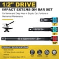 thumbnail image 2 of 3Pcs 1/2 Inch Extension Bar Set, 2 of 3