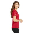 thumbnail image 3 of Sport-Tek Ladies PosiCharge Elevate Scoop Neck Tee-XL (True Red), 3 of 6