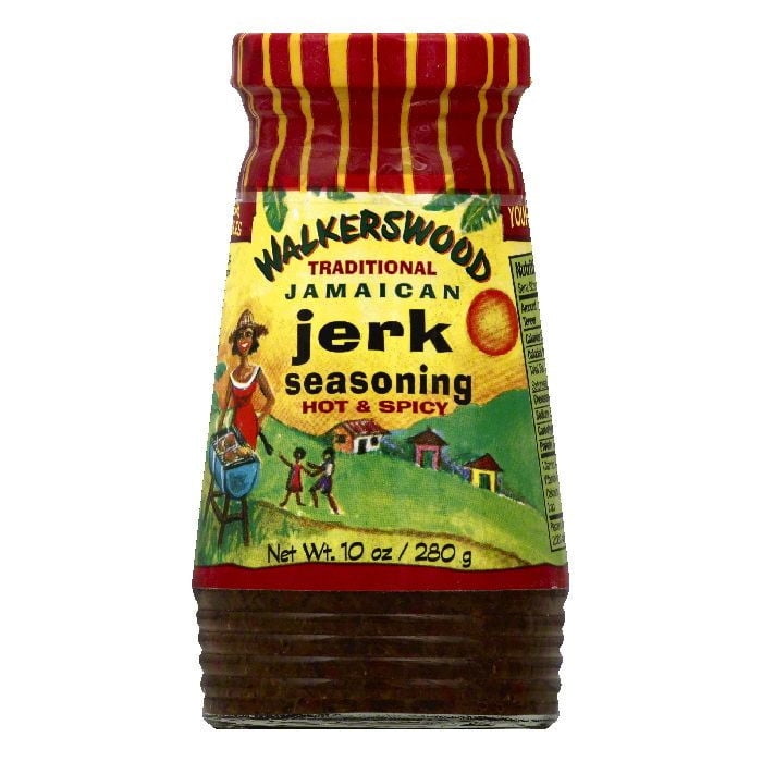 Walkerswood Hot & Spicy Traditional Jerk Seasoning, 10 OZ (Pack of 12