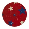 thumbnail image 2 of Nawypu   Elastic Table Cover Round Patriotic Red Blue Star Elastic Table Cover Washable Farmhouse Table Cloth Decorative for Picnic Party Holiday Home Indoor Outdoor，Multi-Size, 2 of 7