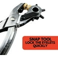 thumbnail image 6 of Plier King 3-In-1 Plier with Hole Puncher, Snap Tool and Eyelet Maker: TP-83106, 6 of 7