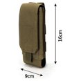 thumbnail image 3 of Outdoor Army Tactical Mobile Phone Pouch Holster Case Bag Holder Belt  Convenient Small Bag, 3 of 10