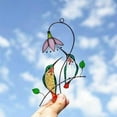 thumbnail image 4 of Crowdstage Multicolor Birds On-A-Wire, Bird Series Art Ornaments Pendant Hanging, Metal Suncatcher Window Panel for Windows or Doors Home Decoration, Gifts for Bird Lovers, 4 of 6