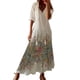 thumbnail image 3 of WILLBEST Vestidos de Verano para Mujer Nuevo Vestido de Mujer de Manga Media y Larga con Borlas Estampado Bohemio Ancho Cuello En V Largo Mediana, 3 of 3