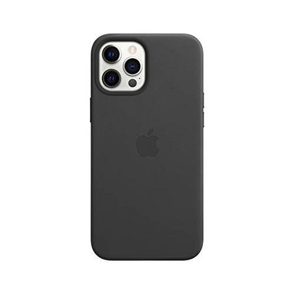 Coque en Cuir avec MagSafe (pour iPhone 12 Pro Max) - Noir