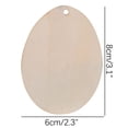 thumbnail image 3 of 10pcs Easter Wooden Hanging Ornaments Unfinished Wood Slices Eggs Hollow Out, Easter Crafts for Kids DIY Easter Decorations Party Supplies Decor, 3 of 6