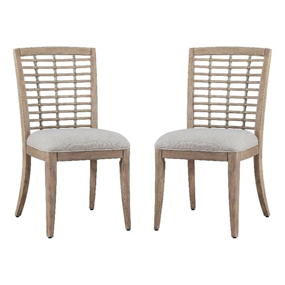 Beach Comber Side Chair - Set of 2 - Brown