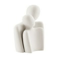 thumbnail image 3 of Danya B. Hans Cream Abstract Nesting Two Piece Couple Decorative Accent Matte Ceramic Sculpture Figure Set, 3 of 8