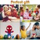 thumbnail image 5 of Superhero Plush Toy, Hero Soft Plush, 11 inch Collectible Cuddly Cartoon Doll Stuffed with Cotton Feature Plush Superhero Toys Room Decorate Birthday Party, 5 of 7