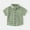 Green, variant on BRGZLK Toddler Casual Cotton T-Shirt, Summer New Checkered Shirt Loose Short Sleeve Button Casual Top With Pocket Green 3-4 Years