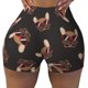 thumbnail image 2 of Balery Bulldog with Sunglasses Pantalones cortos de entrenamiento estampados para mujer, sin costuras, ajustados, para gimnasio, yoga, correr, deportes, ejercicio activo, fitness.-Large, 2 of 8