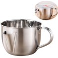 thumbnail image 1 of Separador de grasa para salsas Salsera Separador de grasa de acero inoxidable Olla de salsa Versátil Separador de grasa Aceite Sopa Filtro de aceite 1 litro, 1000ML oso de fresa Electrónica, 1 of 5