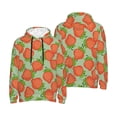 thumbnail image 6 of Bingfone Hand Drawn Strawberry Men's Drawstring Hoodie Long Sleeve Pocket Sweatshirts-Large, 6 of 6