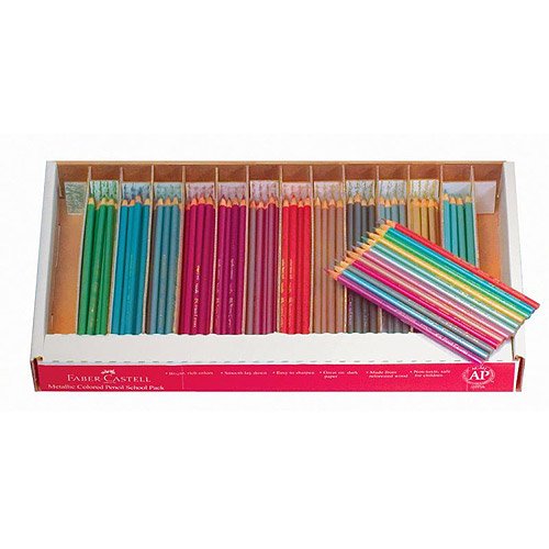 Faber Castell Metallic Colored EcoPencils, Assorted Colors, Pack of 240