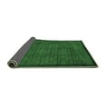 thumbnail image 2 of Ahgly Company Indoor Rectangle Abstract Emerald Green Modern Area Rugs, 2' x 3', 2 of 4