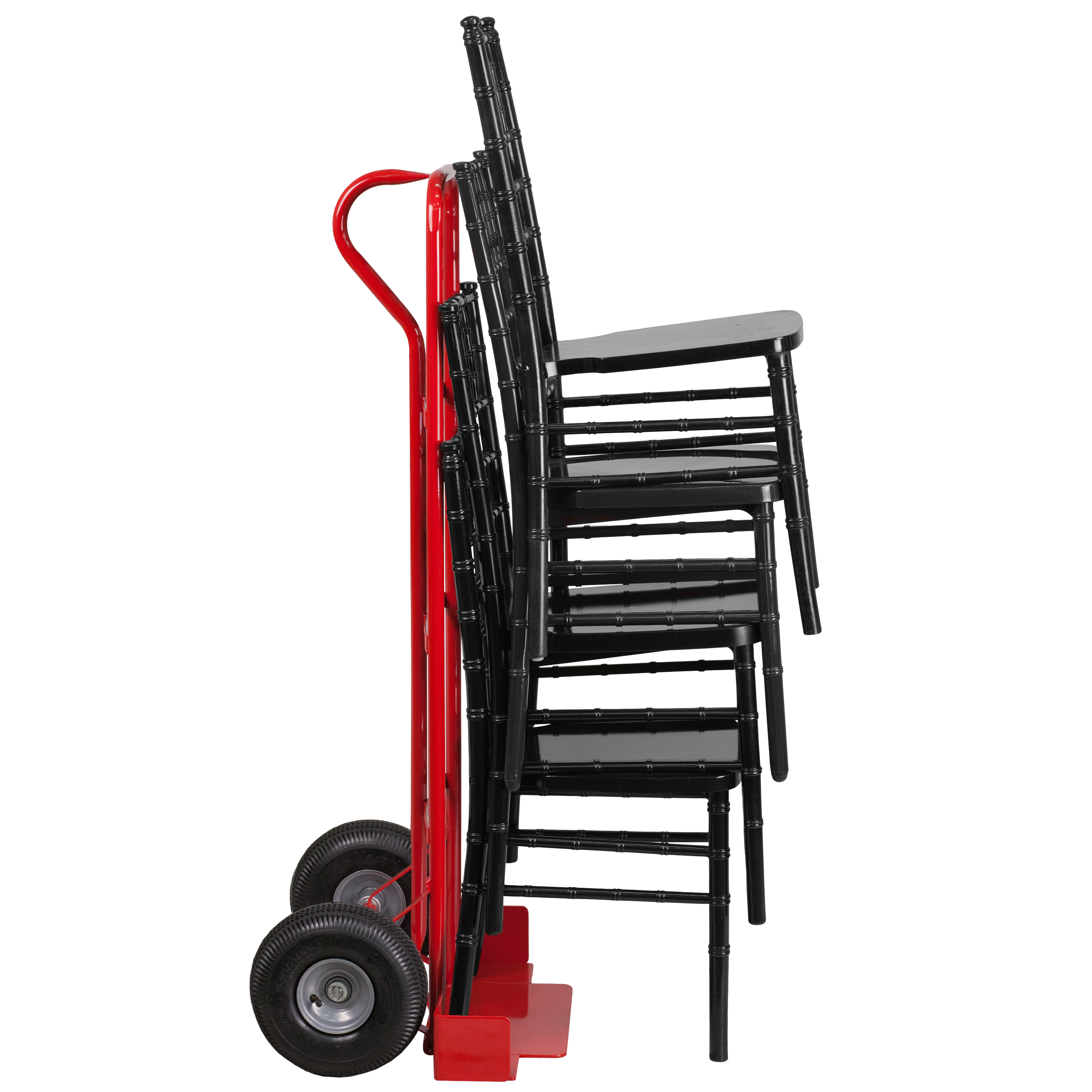 BizChair 2 Pk. Heavy Duty Metal Chiavari Stack Chair Dolly