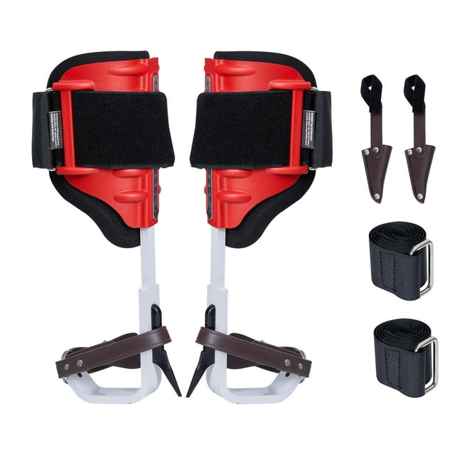 VEVOR Piquets d'Escalade d'Arbres Équipement d'Arboriste en Aluminium Rouge