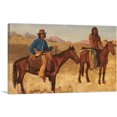 thumbnail image 1 of ARTCANVAS Trapper And Indian Guide On Horseback 1859 Canvas Art Print by Albert Bierstadt - Size: 12" x 8" (0.75" Deep), 1 of 9