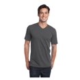 thumbnail image 1 of District Young Mens Concert V-Neck Tee Shirt, Charcoal 2X-Large, 1 of 2