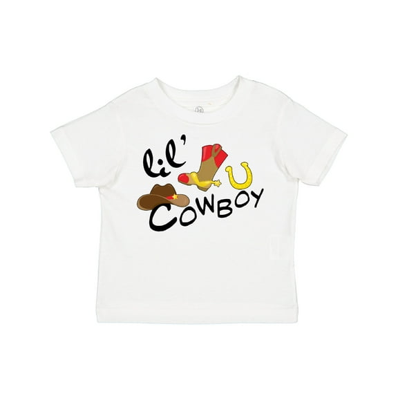 Inktastic Lil' Cowboy Boys Toddler T-Shirt