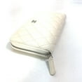 thumbnail image 3 of Pre-Owned Chanel A50097 Matelasse CC Mark Quilted Wallet Long Wallet White... (Good), 3 of 16