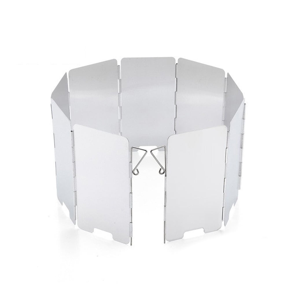 Camping Stove Windshield Collapsible Wind Screen Backpacking Windscreen