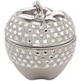 thumbnail image 1 of Dahlia Studios Victoire Silver and Crystal 8 1/2" High Ceramic Apple, 1 of 4