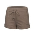 thumbnail image 2 of KOGMO Womens Lightweight Linen Shorts with Drawstring (10 Colors), 2 of 5