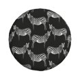 thumbnail image 3 of Spare Tire Cover, cool black zebra Wheel Cover Tire Covers for Trailers Car Truck Camper Universal Tire Covering Fits Diameter 16 inch, 3 of 7
