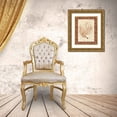 thumbnail image 3 of Wild Apple Portfolio 20x24 Gold Ornate Wood Framed with Double Matting Museum Art Print Titled - Gorgonia Miniacea Marble, 3 of 4