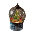 thumbnail image 1 of Bola de nieve navideña con luz, escritorio para dormitorio, mesa giratoria, centro de mesa para vacaciones árbol de Navidad, 1 of 9