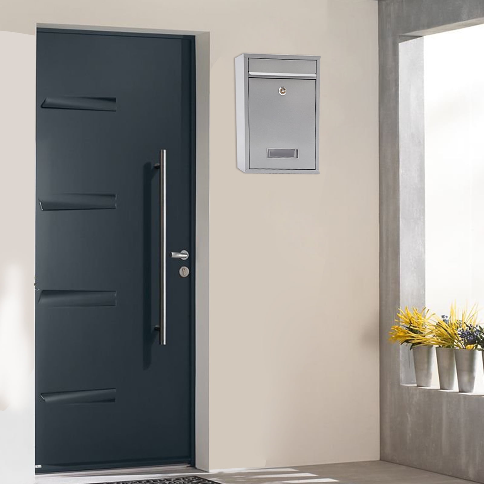 NACH (ナック) Vicki クリームホワイト メールボックス 壁取り付け式メールボックス 屋外用 耐候性メタルメールボックス 最大限の防錆 11x4.5x12.5イ 並行輸入品 EBM 江部松商事 ＥＢＭ モリブデンジ II 外輪鍋 ３６cm 蓋無