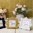 thumbnail image 5 of DESIGNICE 2Pcs Vintage Picture Frames,Classic Charm Small Picture Frames,Golden Luxe Photo Frame,4.93"X3.75",White, 5 of 7